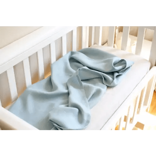 100% Linen Baby Swaddle Blanket