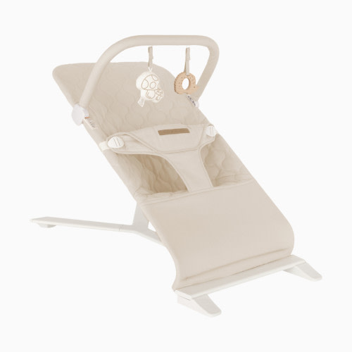 Baby Delight Alpine Organic Deluxe Portable Bouncer - Organic Sesame