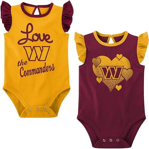 Outerstuff Girls Newborn & Infant/NFL Spread The Love 2-Pack Bodysuit Set