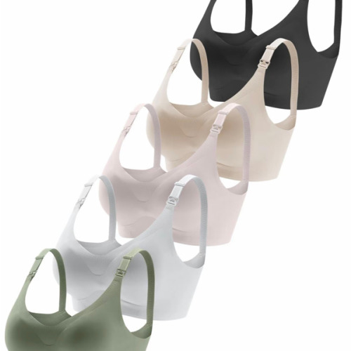 Maternity Solid Color Nursing Bra, Simple Removable Pads Pregnancy Bra, Maternity Underwear for All Seasons, Maternity Bras - TikTok Shop