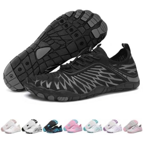 ELETON Barefoot Shoes Women Men Hiking Water Shoes Wide Toe Box Zero Drop