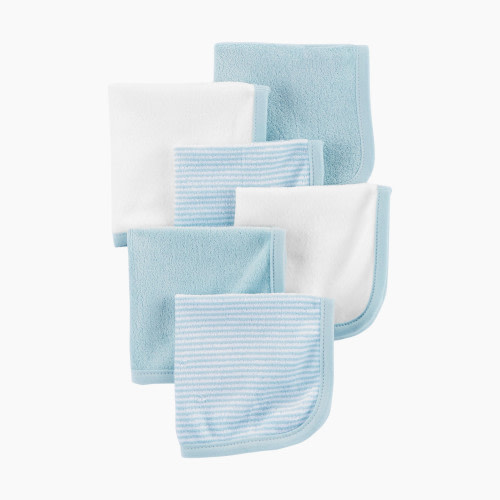 Carter's Washcloth (6 Pack) - Blue