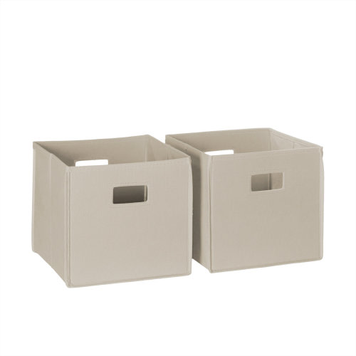 RiverRidge Home RiverRidge Kids 2pc Fabric Collapsible Storage Cube Organizers with Handles for Playroom Organization & Reviews | Wayfair
