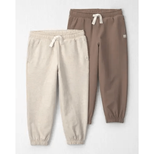 Toddler 2-Pack Organic Cotton French Terry Joggers - Little Planet | Carter's