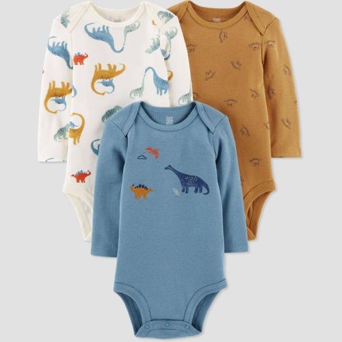 Carter's Just One You®️ Baby Boys' 3pk Multi Dino Bodysuits