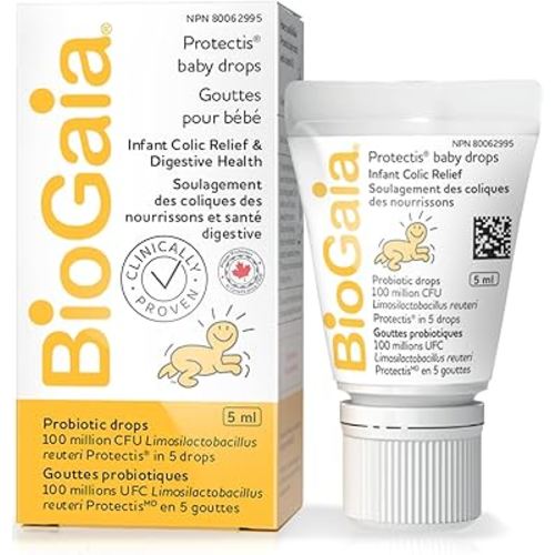 BioGaia Probiotic Baby Drops 5mL (125 Drops) for infant colic relief, newborns and babies