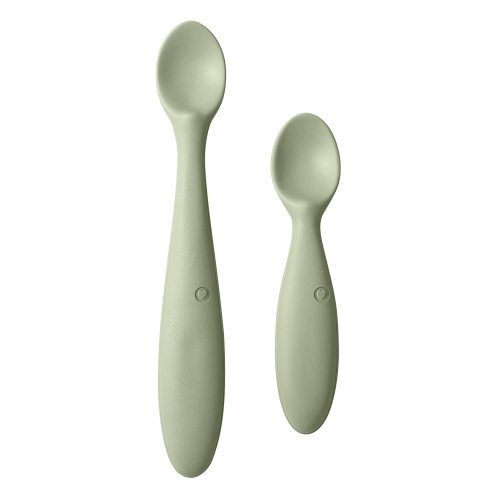 Shop BIBS Spoon Set Sage | Non-Slip Handle, Dishwasher Safe – Bibsworld store US