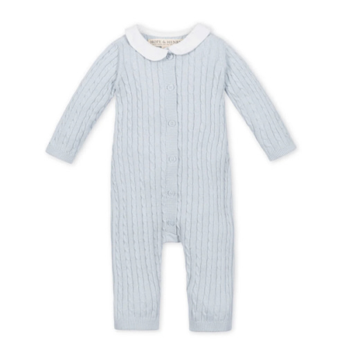 Organic Peter Pan Collar Sweater Romper