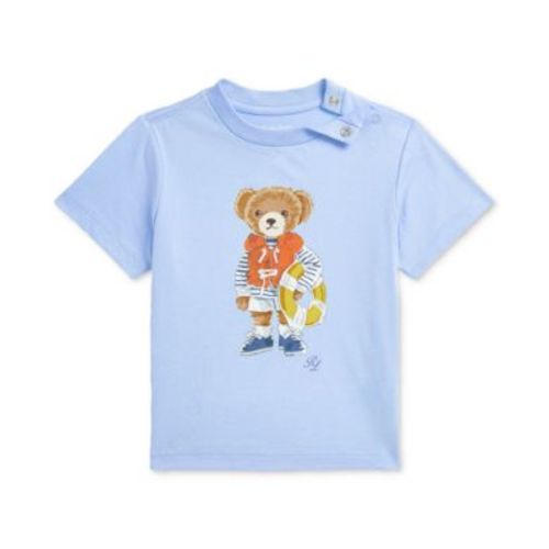 Baby Boys Polo Bear Cotton Jersey Tee