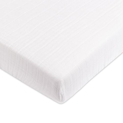 Babyletto Mini Crib Sheet in GOTS Certified Organic Muslin Cotton