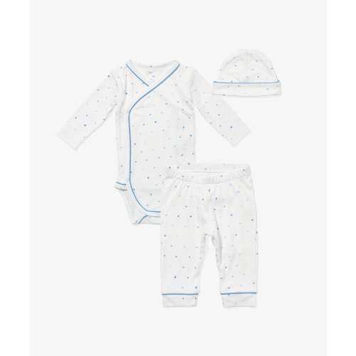 Organic Outfitting Bundle, Blue Hearts