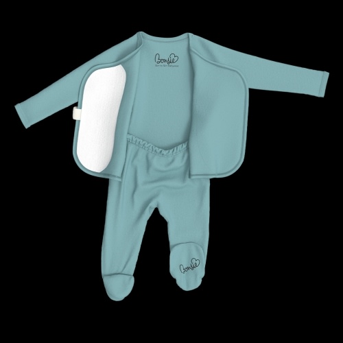 Footie - Ripple – Bonsie Skin to Skin Babywear