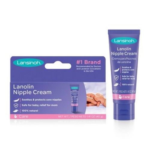 Lansinoh Lanolin Nipple Cream For Breastfeeding Essentials - 1.41oz