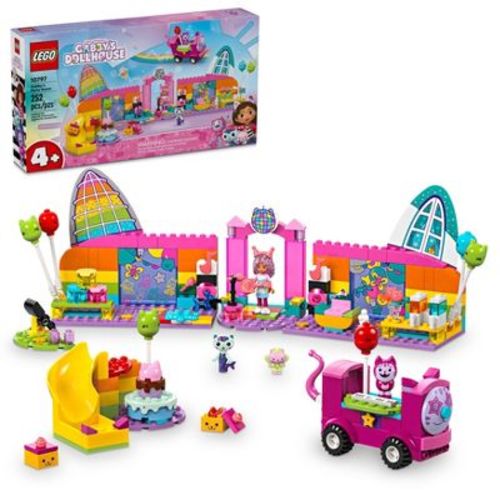 LEGO 4+ Gabby's Dollhouse Gabby's Party Room Playset with Pink Car 10797