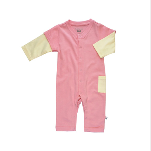 Baby & Tots Baseball Style Long Sleeve Coverall Romper