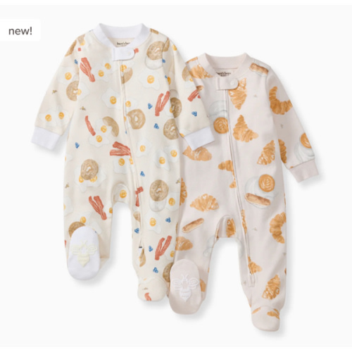 Eggs & Coffee Organic Sleep & Play 2 Pack – Burt's Bees Baby