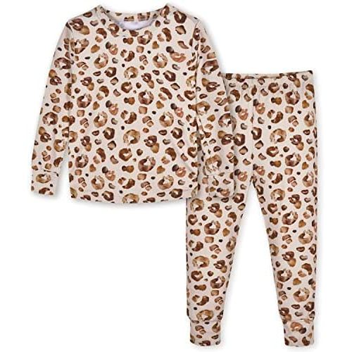 Gerber Unisex Baby Toddler Buttery Soft 2-Piece Snug Fit Pajamas with Viscose Made from Eucalyptus