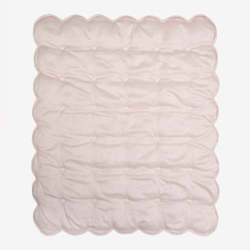 HEARTS & STARS QUILTED SATIN BABY BLANKET – Lenora