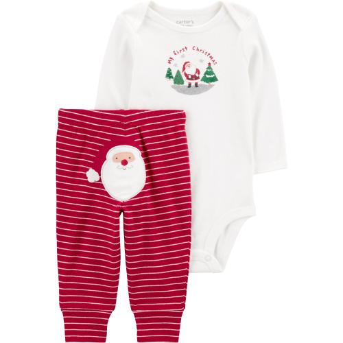 Carter's Child of Mine Baby Unisex Holiday Outfit Set, 2-Piece, Sizes Newborn-12 Months