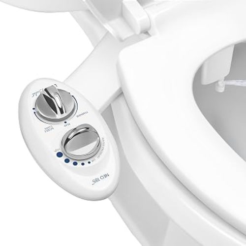 LUXE Bidet NEO 185 - Bidet Attachment for Toilet Seat, White