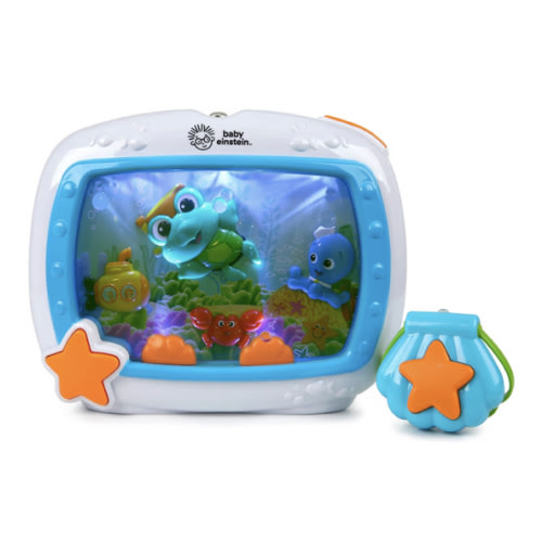 Baby Einstein Sea Dreams Soother Musical Crib Toy and Sound Machine, Newborn and up