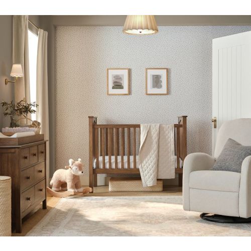 Aged Oak Kendall Convertible Baby Crib | Pottery Barn Kids
