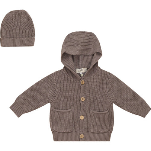 Hooded Jacket with Hat Mink - Bebe Bella | Maisonette
