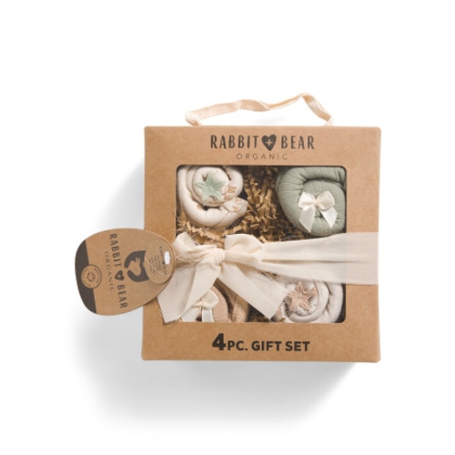 Newborn Boys 4pc Bear Printed Bodysuits Set In Gift Box | Kids & Baby | T.J.Maxx