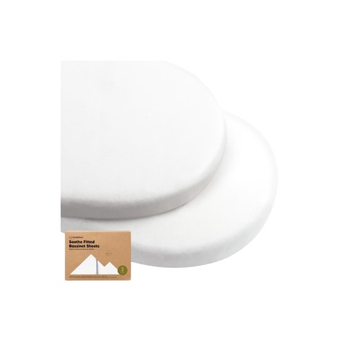 2-Pack Soothe Fitted Bassinet Sheets