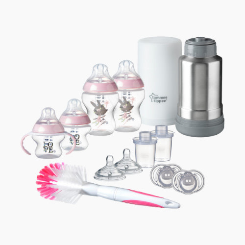Closer To Nature Newborn Feeding Gift Set - Pink