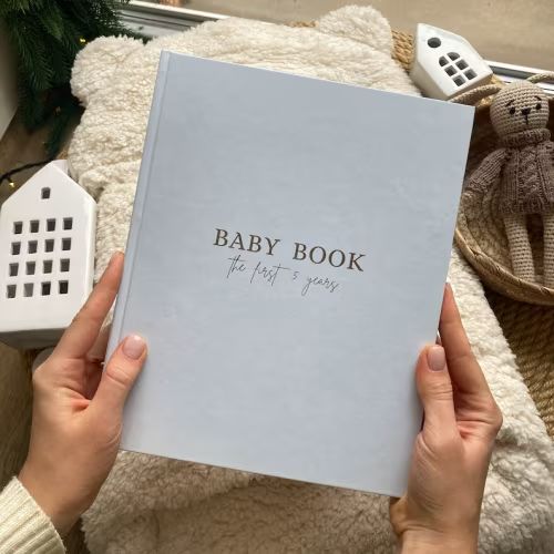 Baby Book First 5 Years, Baby Shower Gift, Keepsake milestone Journal