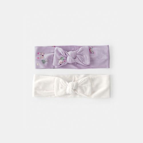 Baby Girl Fairytale Headbands - Purple/Ivory | Carter’s Oshkosh Canada
