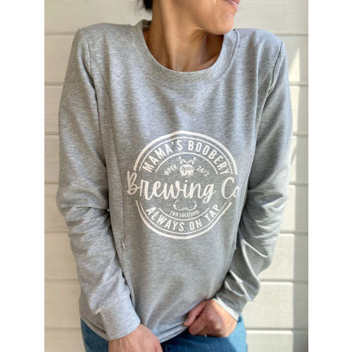 Mama Boobery Brewing Co. Crewneck Sweatshirt