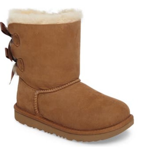 Kids' Bailey Bow II Water Resistant Genuine Shearling Boot