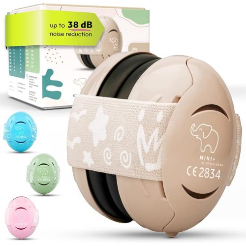 Schallwerk ® Mini+ Baby Ear Muffs – Infant Noise Cancelling Headphones, Toddler Ear Protection, Baby Headphones for Noise