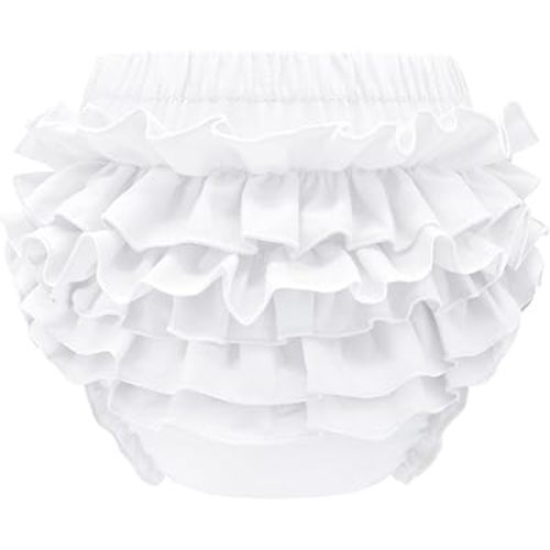 Diaper Covers for Girls Baby Bloomers Cotton Ruffle Bloomers for Toddler Girls Newborn Infant Shorts Baby Underwear