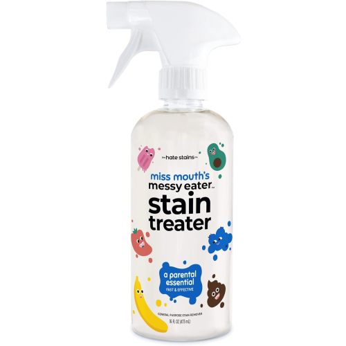 Miss Mouth's Messy Eater Stain Treater Spray - 16oz Stain Remover - Newborn & Baby Essentials - No Dry Cleaning Food, Grease, Coffee Off Laundry, Underwear, Fabric