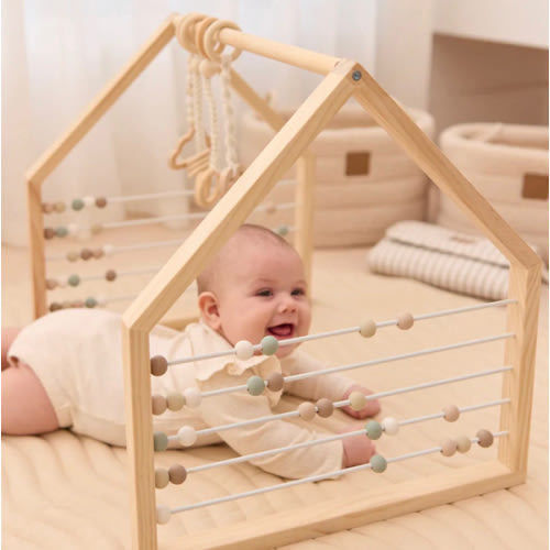 Wooden Play Gym Set