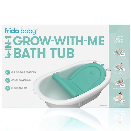 Fridababy® 4-in-1 Grow-with-Me Bath Tub in WhiteFridababy® 4-in-1 Grow-with-Me Bath Tub in White