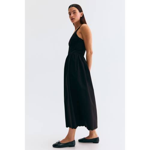 MAMA FLARED-SKIRT NURSING DRESS
