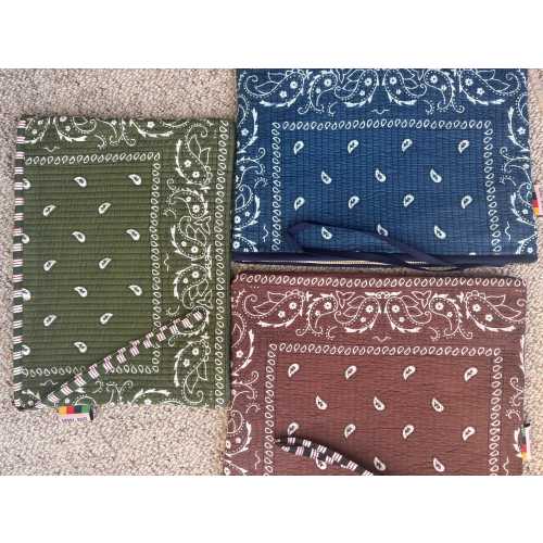 Bandana print waterproof pouch