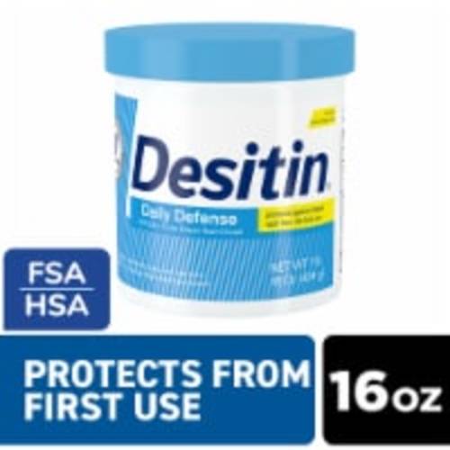 Desitin Daily Defense Baby Diaper Rash Cream With Zinc Oxide, 16 oz