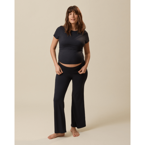 The Sunday Maternity & Nursing Pajama Set | Grey Heather - Kindred Bravely