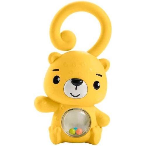 Fisher-Price Baby Rattle Sensimals Otter Helps Strengthen Dexterity and Stimulate The Senses for Babies 3 Months and up
