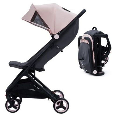 Lightweight Stroller, Compact One Hand Fold Travel Stroller for Airplane Friendly