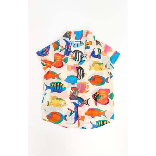 Lil Button Up Shirt ~ Rainbow Reef – Show Me Your Mumu
