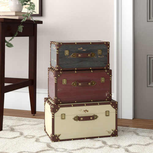 Breakwater Bay Naz 3 Piece Trunk Set & Reviews | Wayfair