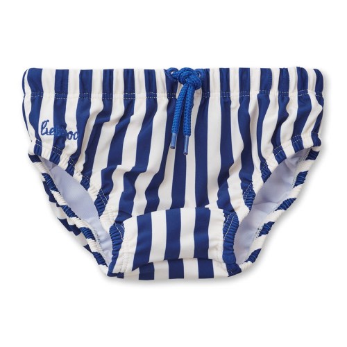 Liewood - Frej Baby Boy Swim Pants Stripe Navy Creme De La Creme - Babyshop.com