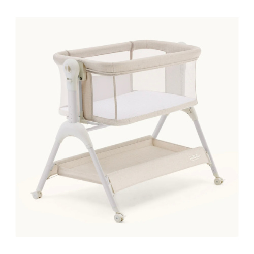 HARPPA Cuddly Sway | 3-in-1 Rocking Baby Bassinet & Bedside Sleeper with Anti-Reflux Mattress for Newborns | Attaches to Bed, Adjustable Height, Tool-Free Setup, Portable Wheels, CPSC Certified, Gentle Rocking Motion | Ideal for Infants, Safe Co-Sleeping