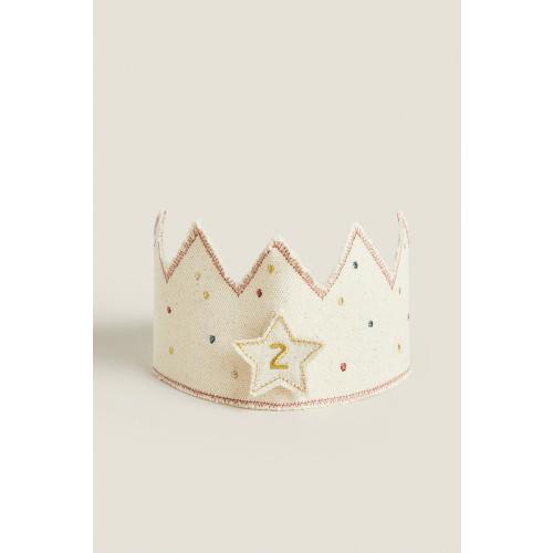 KIDS’ BIRTHDAY CROWN - Light beige | ZARA United States